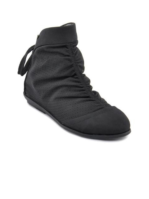 Catwalk Women Back Strap Black Casual Shoe