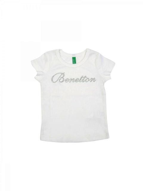 United Colors of Benetton Kids Girls White T-shirt