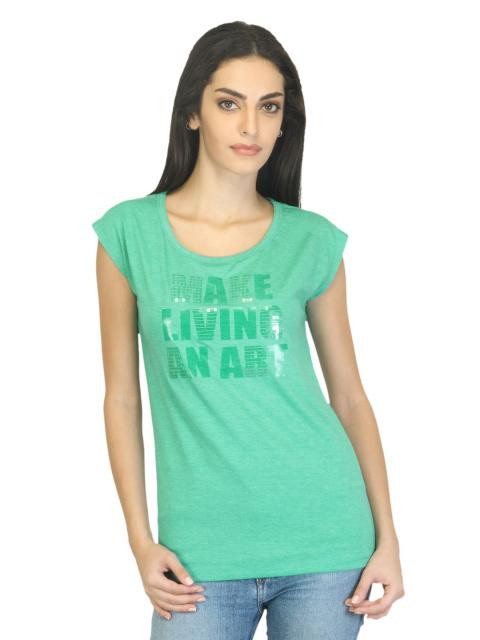 Lee Women Hanna Evergreen Green Top