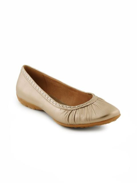 Clarks Women Metallic Arizona Ballerinas