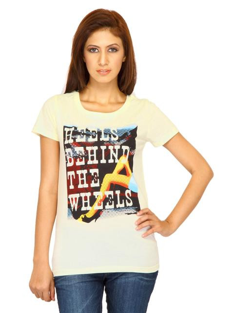 Inkfruit Women Behind Cream Tshirts