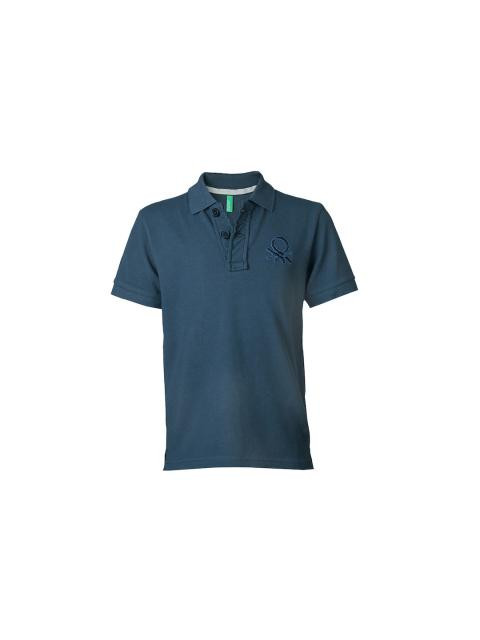 United Colors of Benetton Kids Boys Navy Blue T-shirt