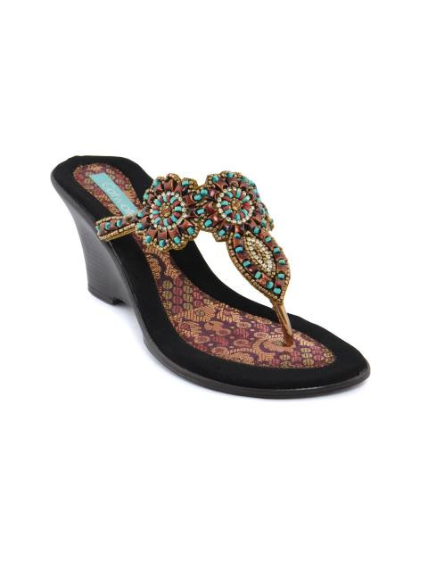 Catwalk Women Sequins Multi Wedges