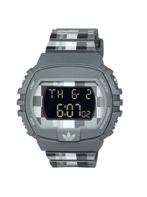 ADIDAS Unisex New York Plaid Digital Grey Watch