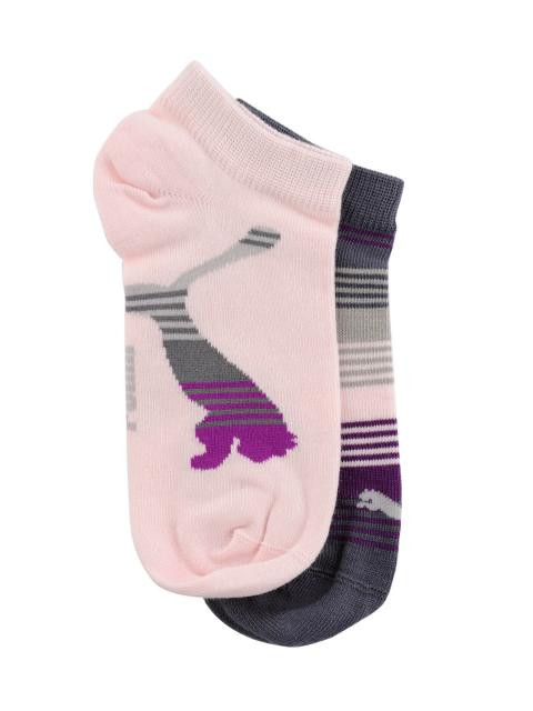 Puma Women Sneakers Pink  Striped Socks