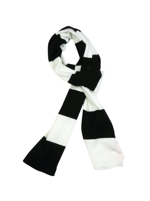 Scullers Unisex Casual Muffler Black Mufflers