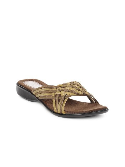 Portia Women Gold Flats