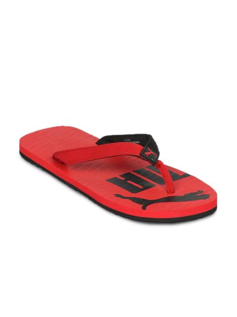 Puma Unisex Miami II Red Black Flip Flop