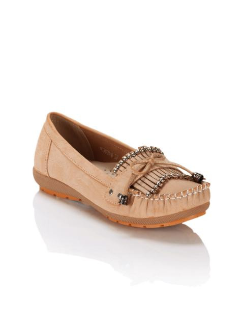 Cobblerz Women Beige Loafers