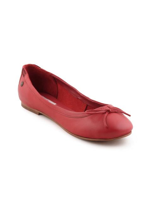 Enroute Women Mocassin Red Shoes