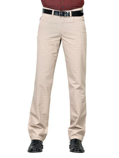 Indigo Nation Men ID Printed Beige Trousers