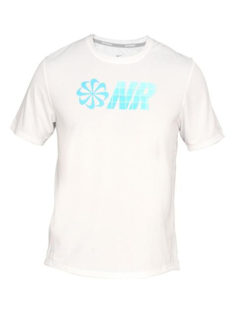 Nike Men's Challenger Logo White T-shirt