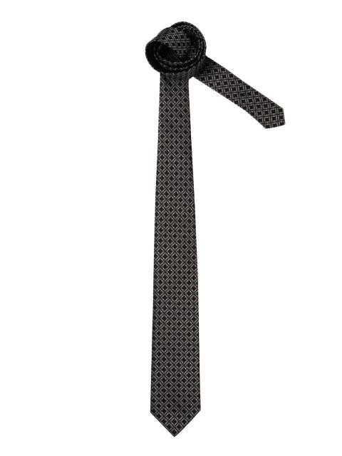 United Colors of Benetton Men Check Black Tie