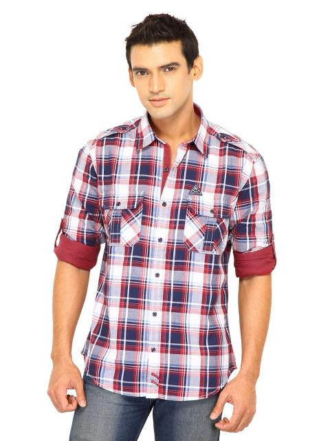 Scullers Men Check Red Shirts