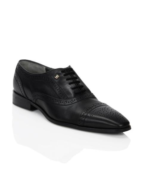 Enroute Men Black Formal Shoes