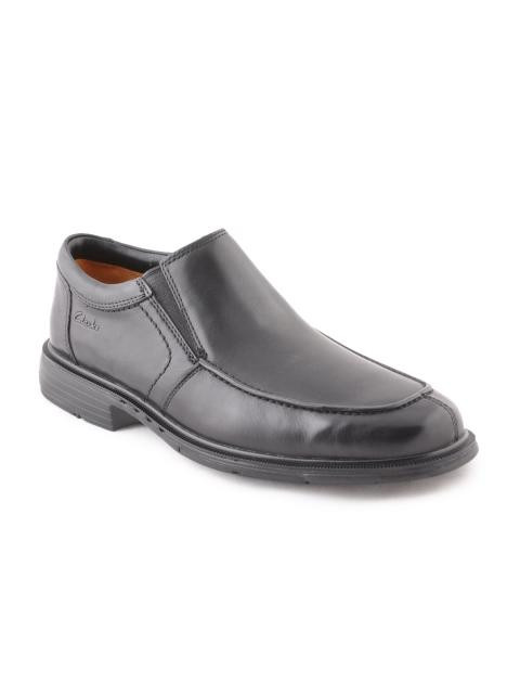 Clarks Men Black Leather Formal Shoes