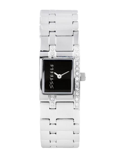 Maxima Women Black Dial Watch