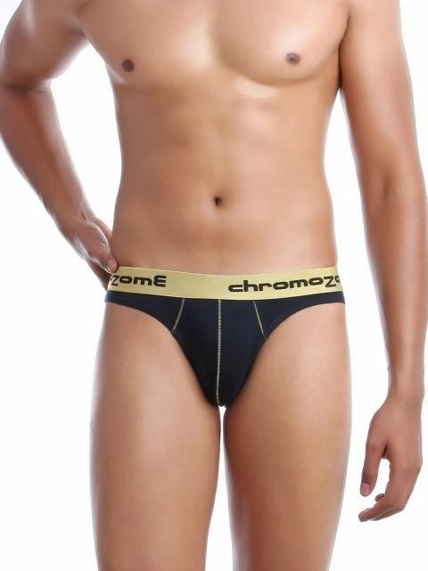 Chromozome Men Navy Blue Briefs