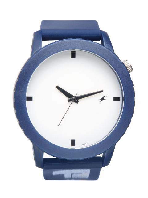 Fastrack Unisex White Dial Watch 9912PP09