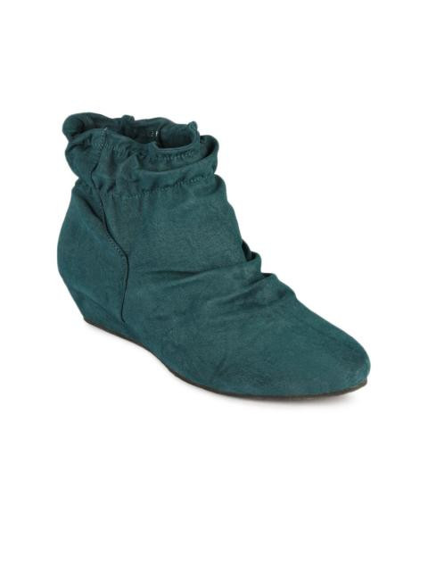 Cobblerz Women Teal Green Boots
