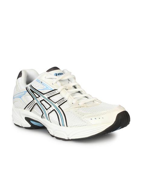Asics Women White GEL Strike 2 Blue Shoe