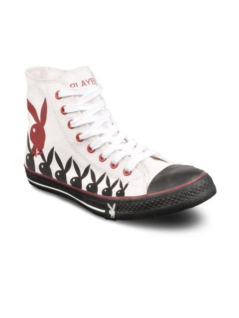 Playboy Men Casual White Casual Shoes