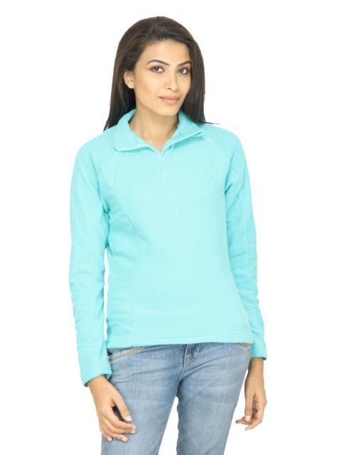 Quechua Women Fleece  Blue Sweatshirt