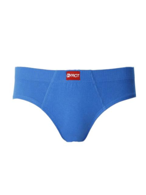 Facit Men Mid- Rise BF Blue Briefs