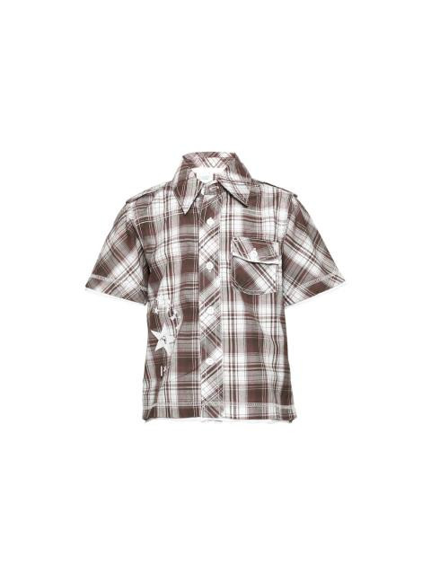 Ant Kids Boy's Anytime Check Black Shirt Kidswear