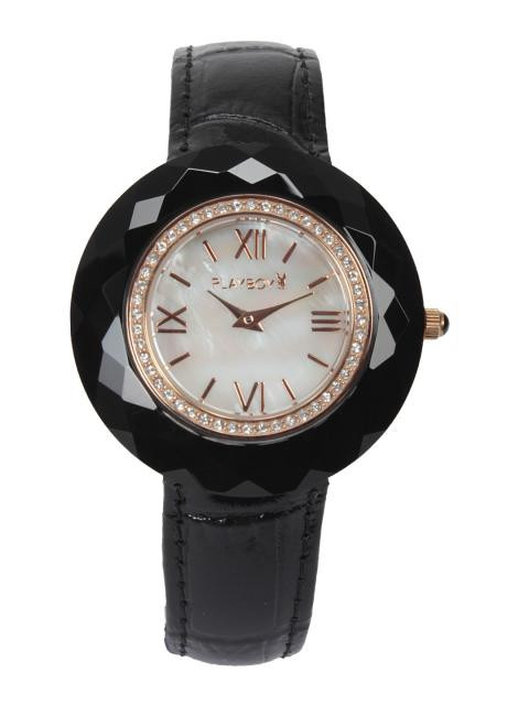 Playboy Women White Dial Watch