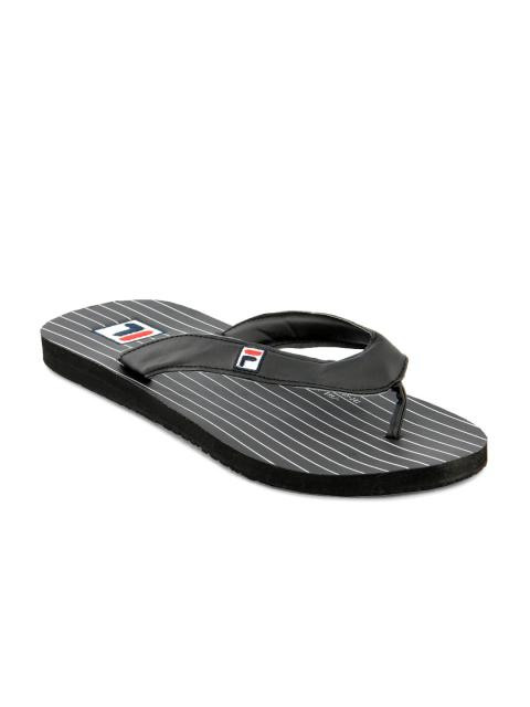 Fila Men Drop Needle Black Slippers