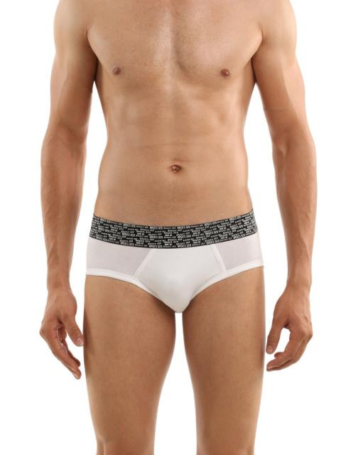 Basics Men White Hip Brief