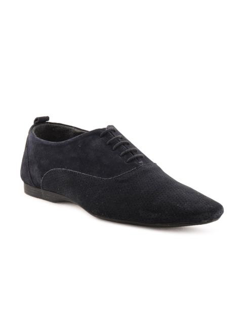 Franco Leone Men Formal Blue Formal Shoes