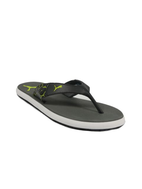 Puma Men's Winglet II Grey Yellow White Flip Flop