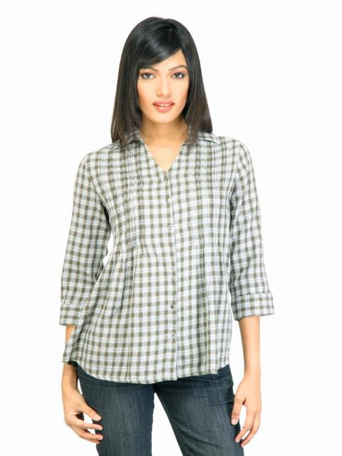 Arrow Woman Hallie Olive Shirt
