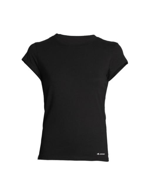 Jockey Women Black T-shirt
