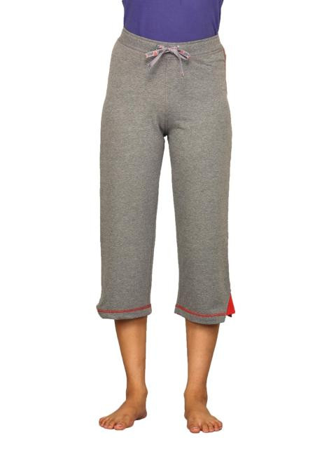 Urban Yoga Women Yoga Grey Capri