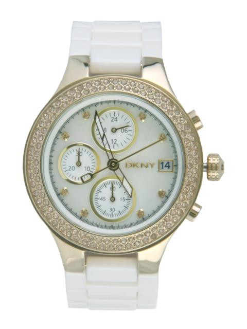 DKNY Women White Dial Chronograph Watch NY8102