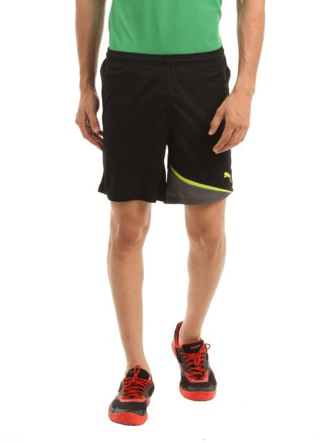 Puma Men  Black Shorts