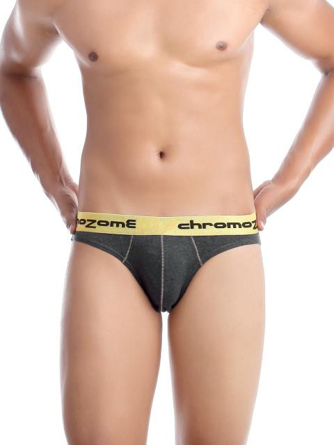 Chromozome Men Grey Briefs