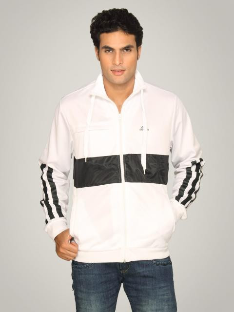ADIDAS Men Chrome White Jacket