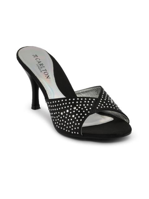 Carlton London Women Classy Black Sandals