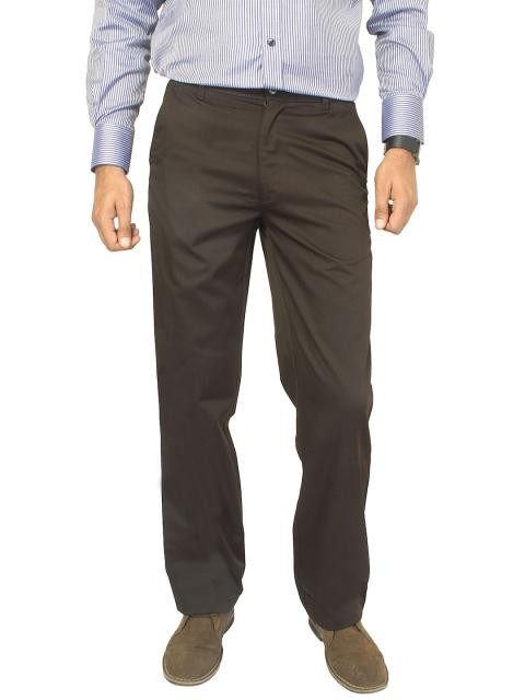 Basics Men Brown Trousers