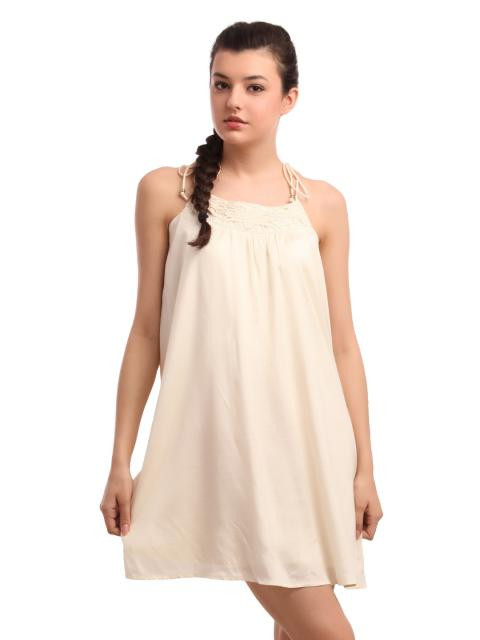 ONLY Women Cream A-Line Dress