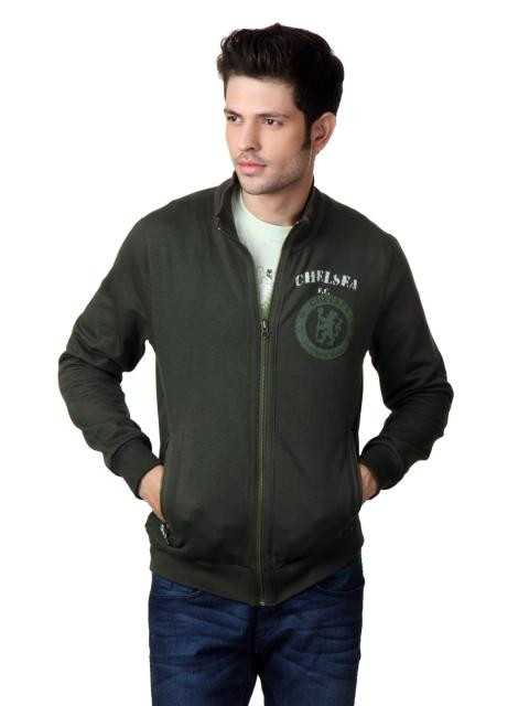 ADIDAS Men Olive Chelsea FC Sweatshirt