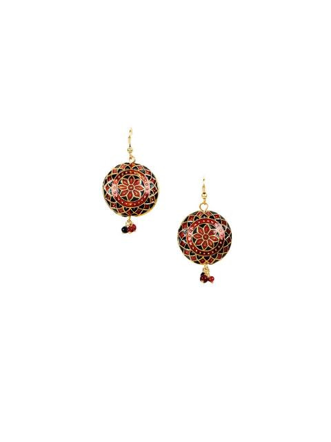 Adrika Red Earrings