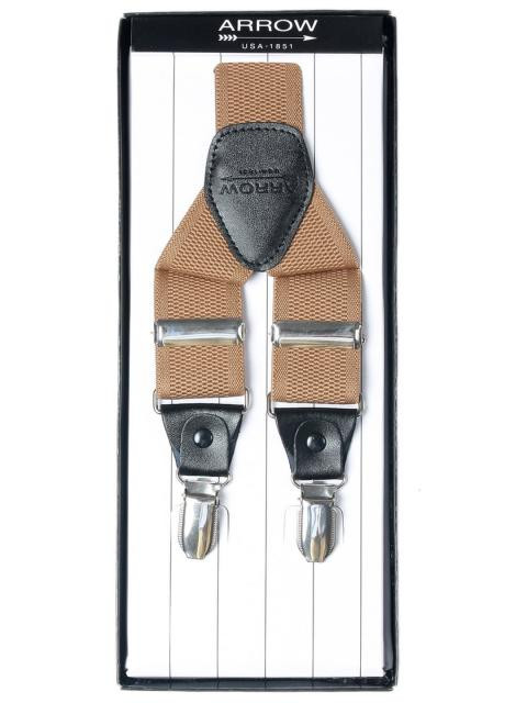Arrow Men Beige Suspenders