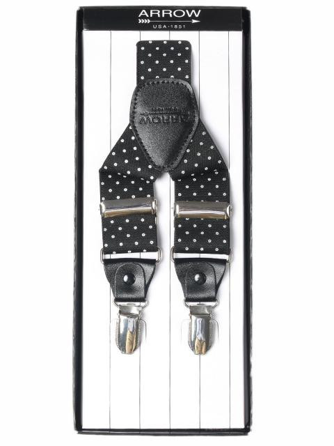 Arrow Men Black Suspenders