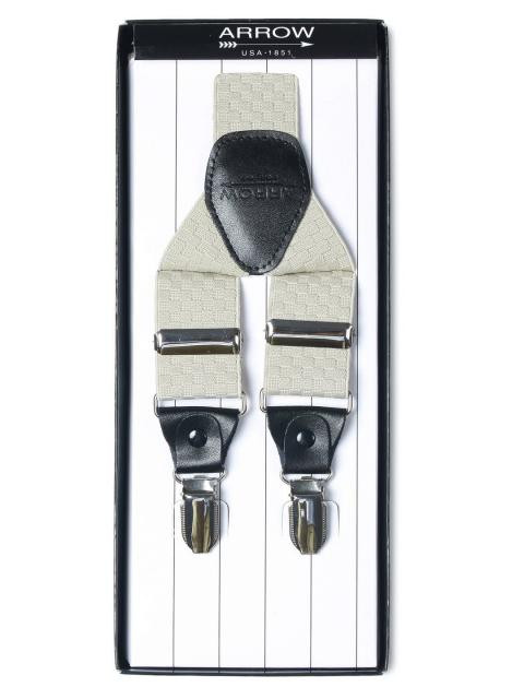 Arrow Men Cream Suspenders