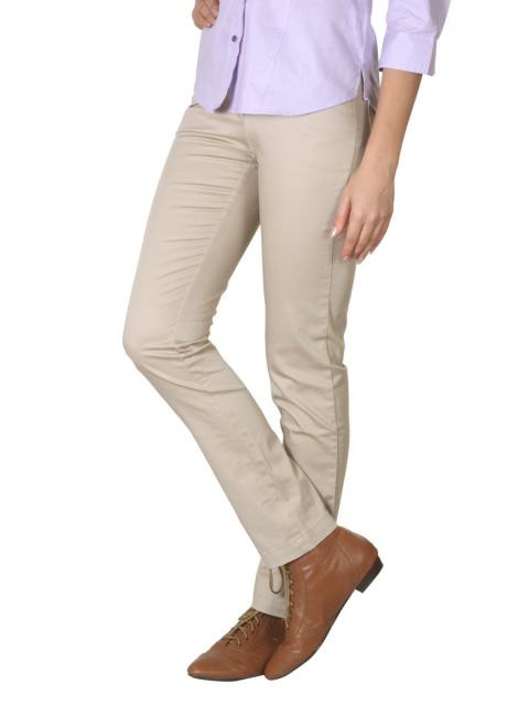 Arrow Woman Beige Trousers